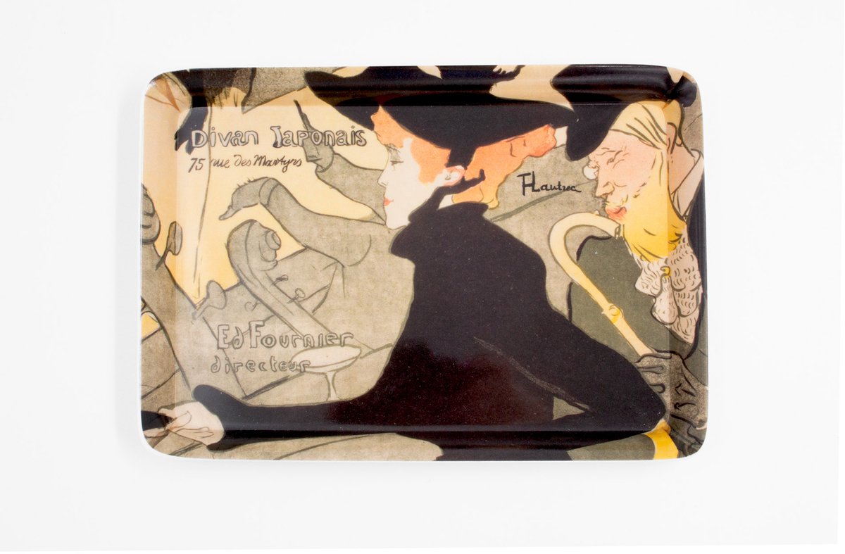 Lanzfeld - Dienblad - Mini - 21 x 14 cm - Toulouse-Lautrec - Japanse Divan