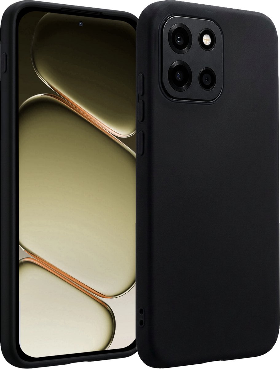 Hoesje - Geschikt voor OnePlus Nord 6 - Sterk & Shockproof - Hoes Cover - Siliconen Case - Telefoonhoesjes - Zwart