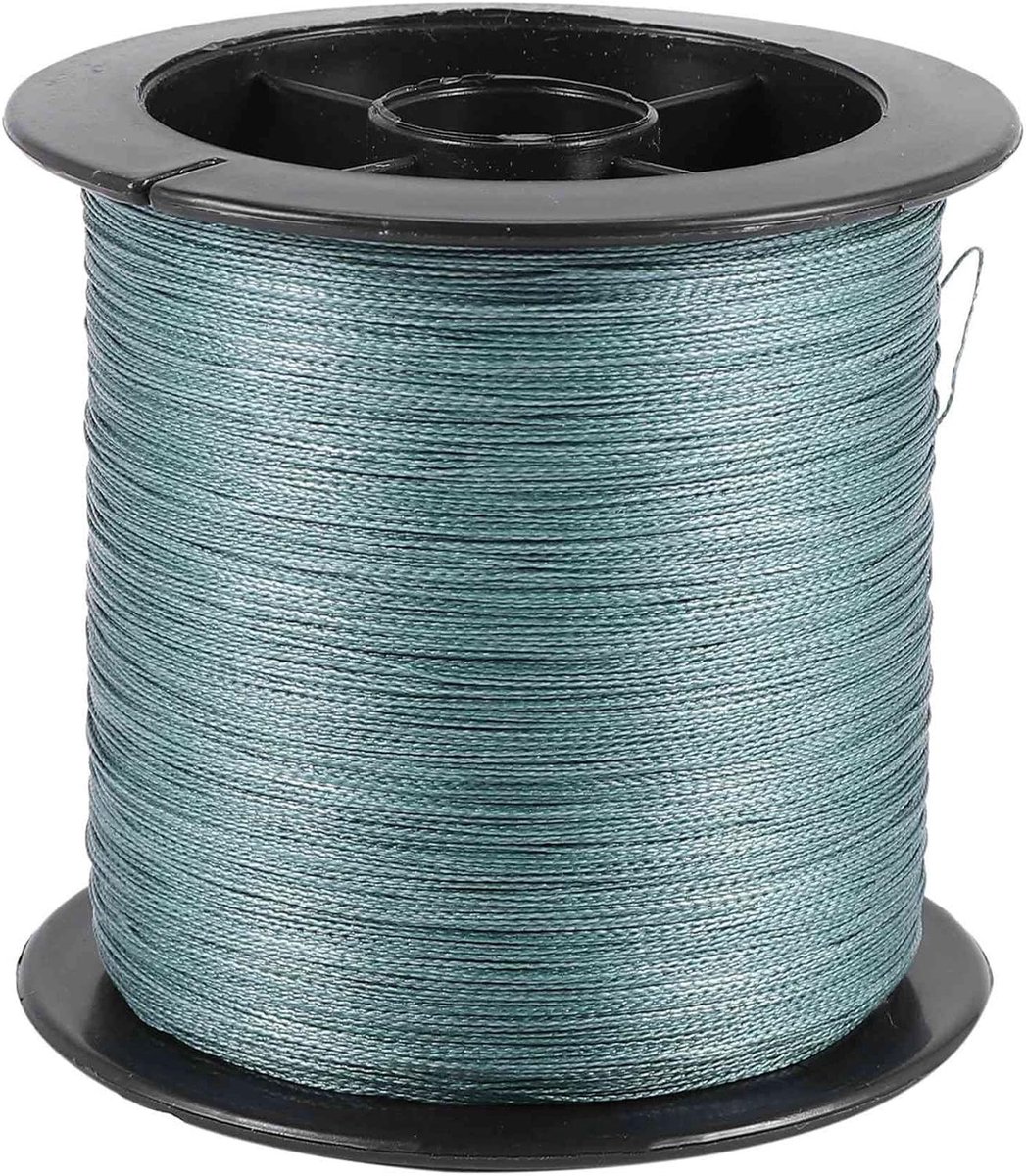 Vislijn - Donkergroen - 300 m - Nylon Gevlochten Draad met 11 kg Draagkracht - Voor Aas- en Sportvissen