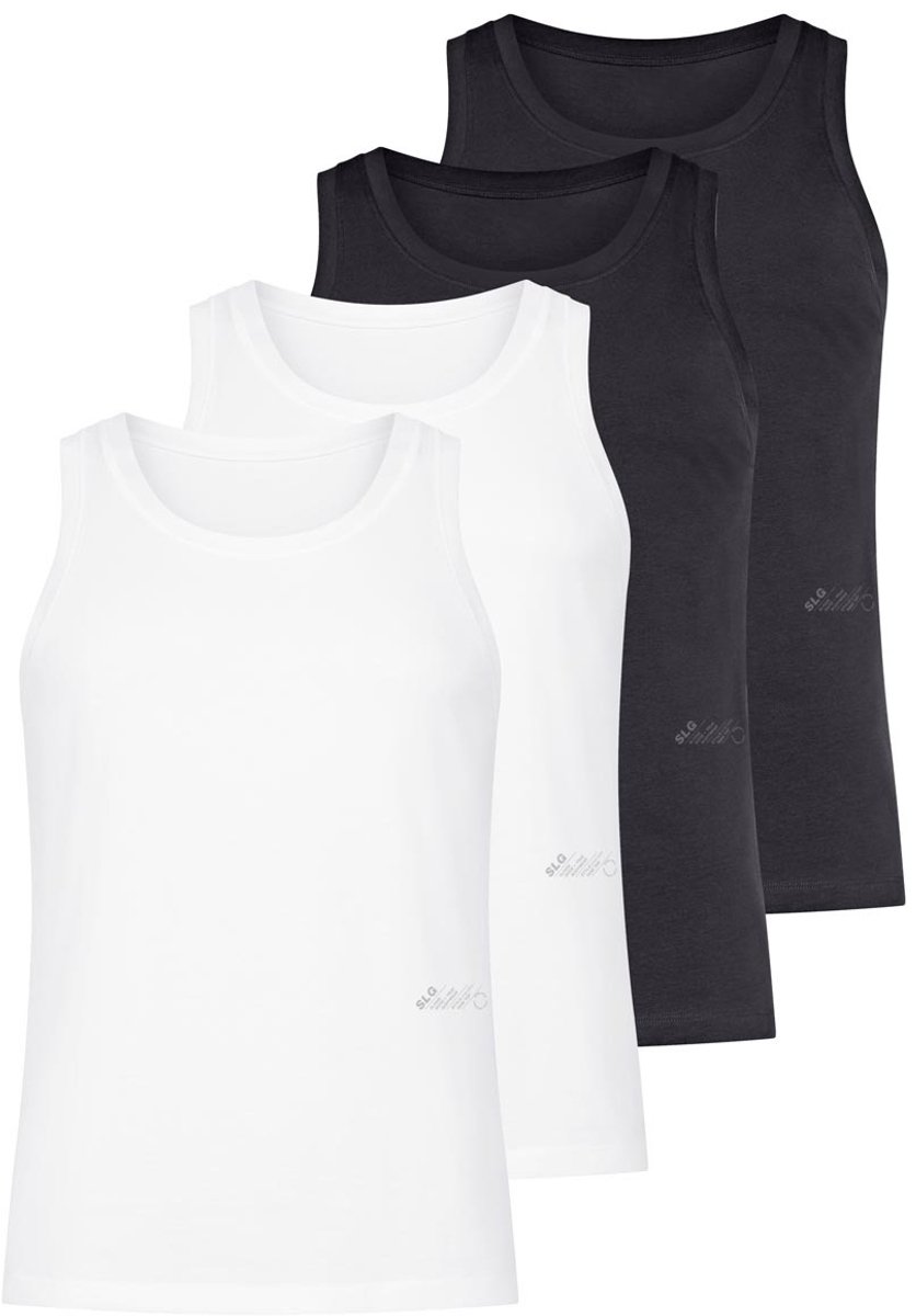 sloggi Heren onderhemd 4 pack SLG Base