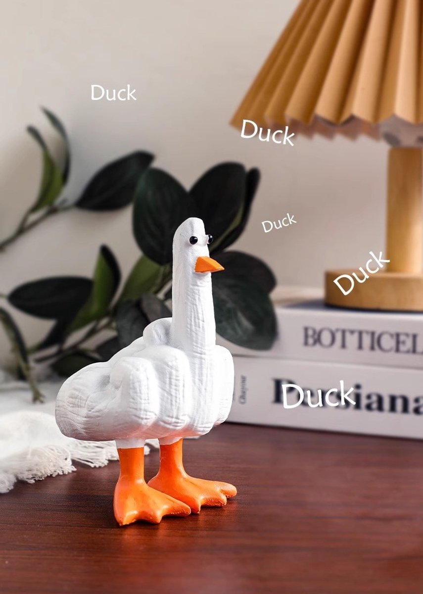 Namajunas - Tuin beeld - Harsen middelvinger beeldje voor de lol - Grappig bureau decoratie beeldje - Tuin decoratie beeld - Grappig cadeau voor vrienden en klasgenoten