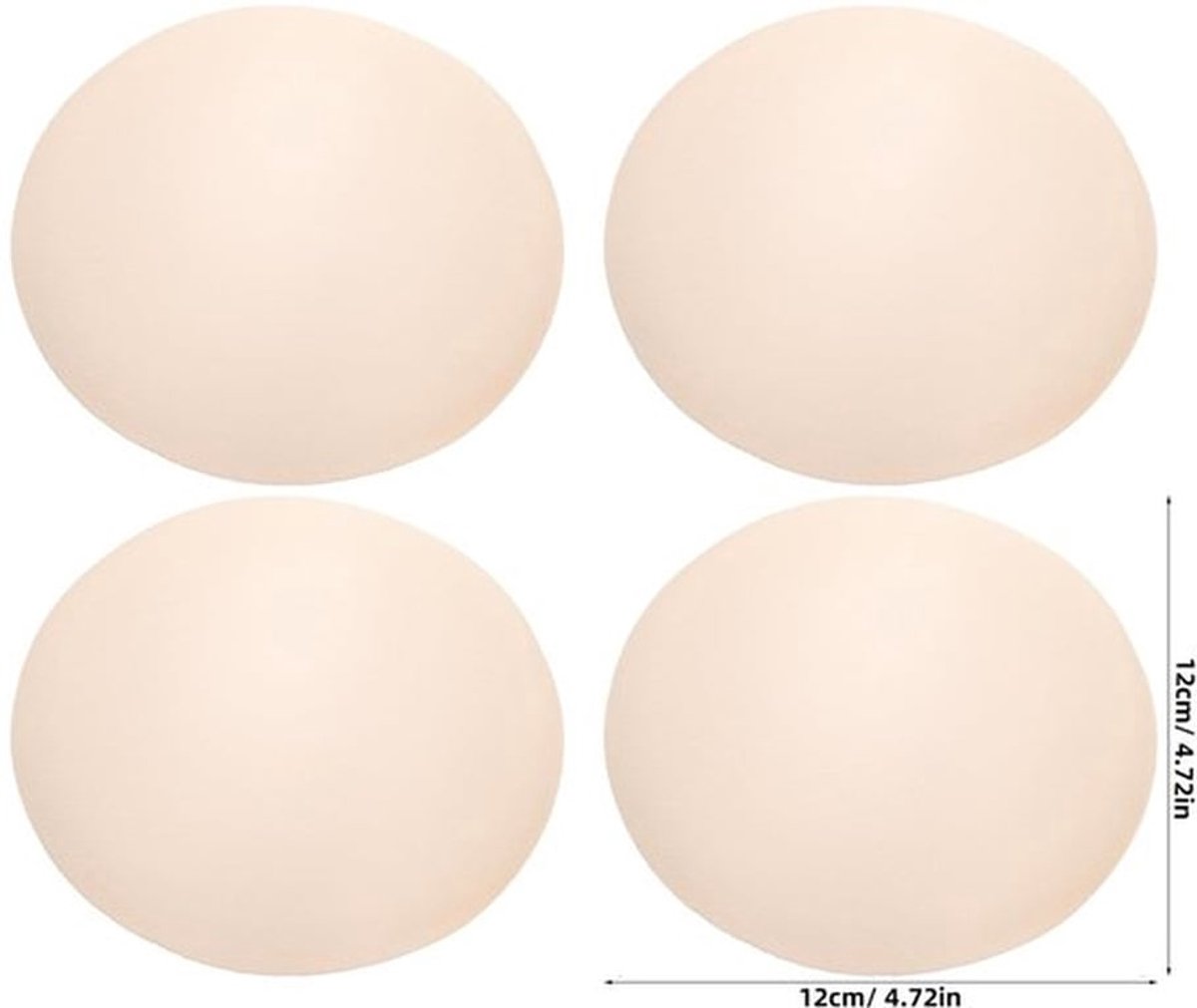 - Verwijderbare Borst Inserts - Push Up Pads - Wit - Sport BH Pads - Borstvergroting - Comfortabele borstsupport - Geschikt voor bikini's