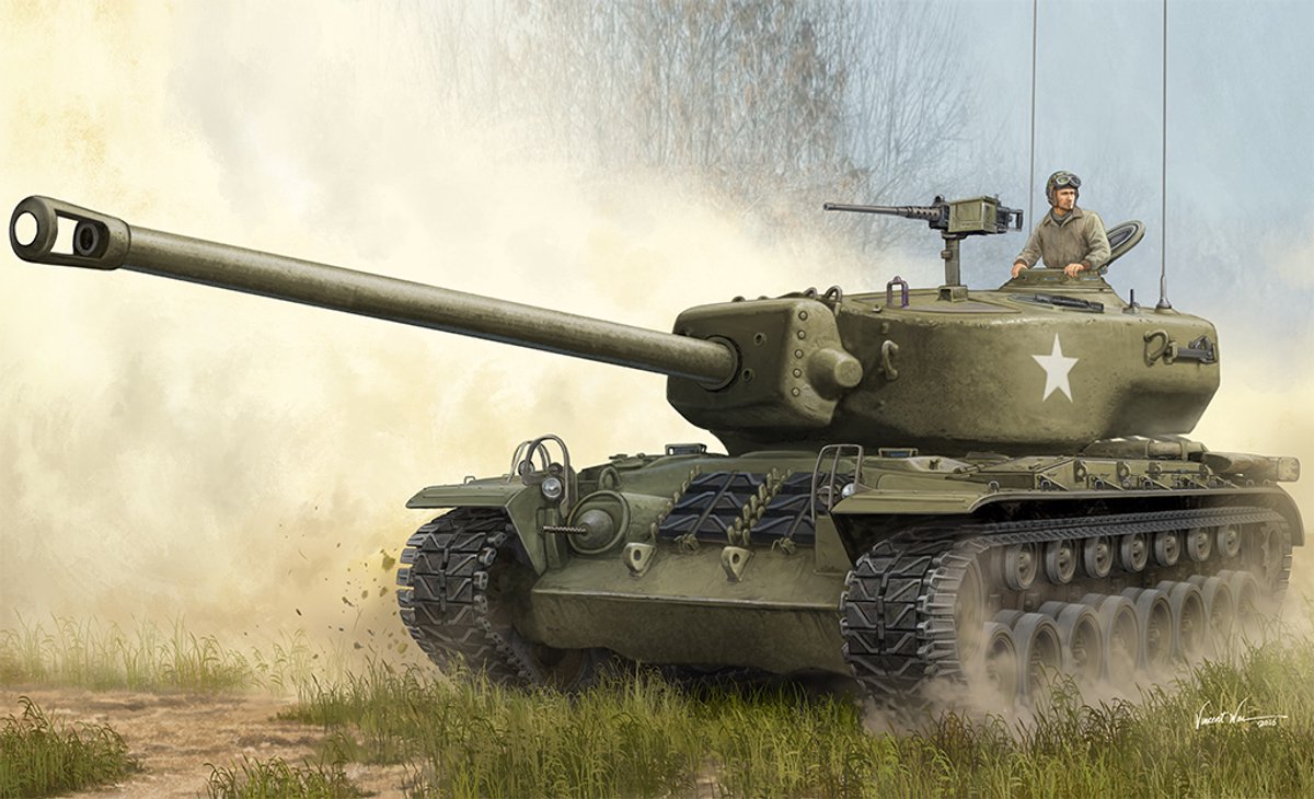 HobbyBoss Modelbouwpakket Militaire voertuigen - 84512 T30 - Amerikaanse Zware Tank Plastic - 1:35 - Modelbouw