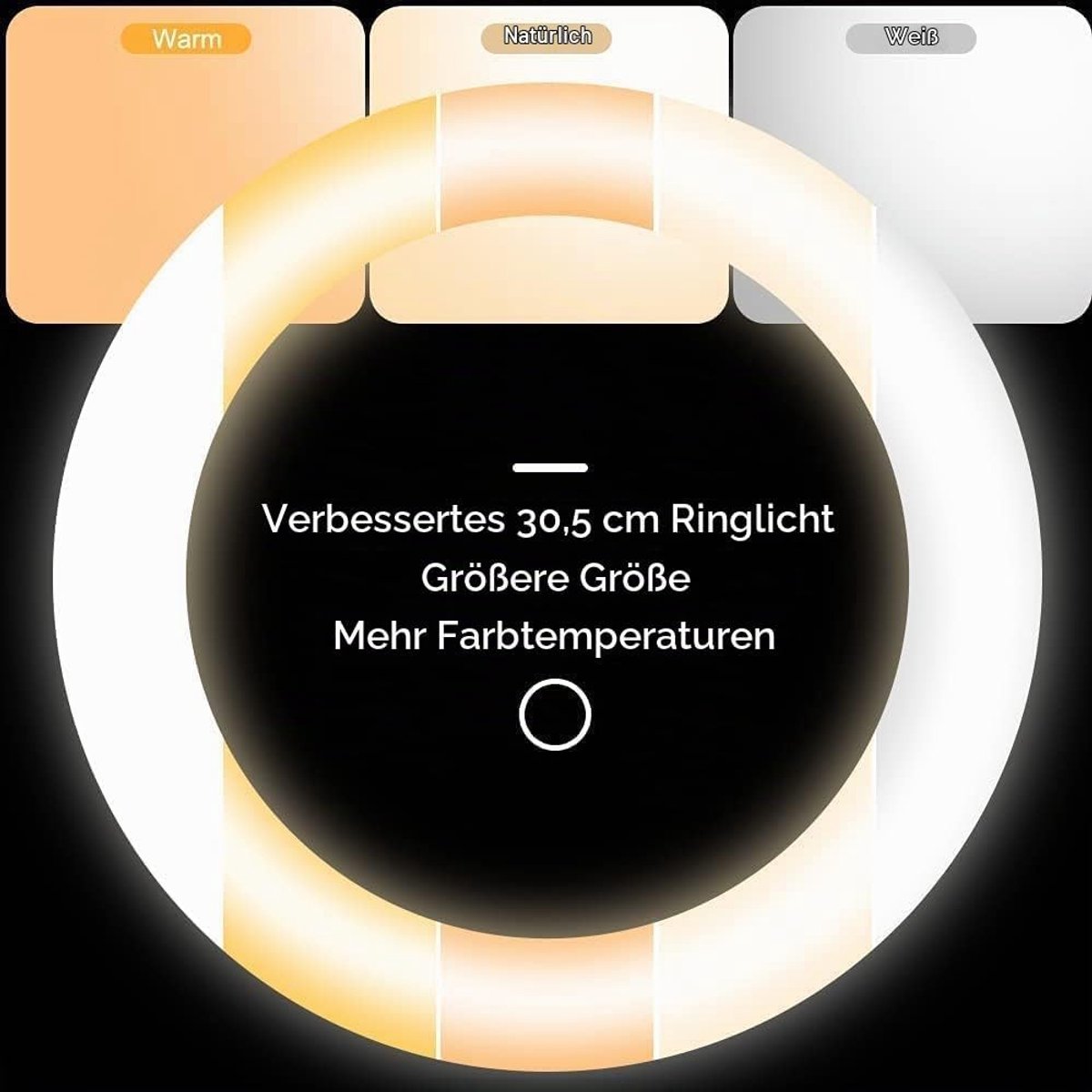 UBeesize Ringlicht met statief - 30 thumbnail 5