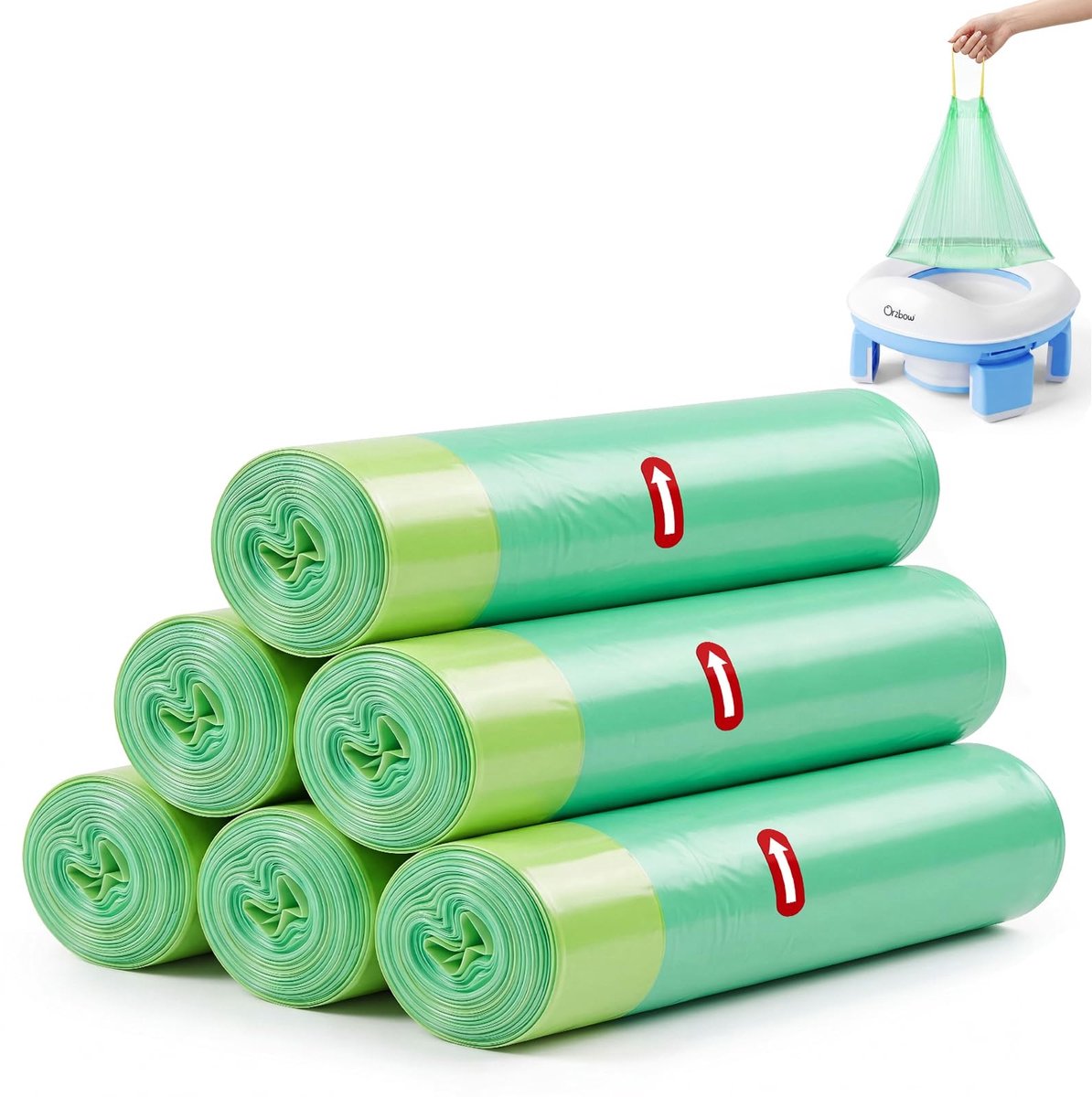 Solidchoice - Disposable Potty Liners, 6 Rollen, 90 Stuks, Geschikt voor Peuters