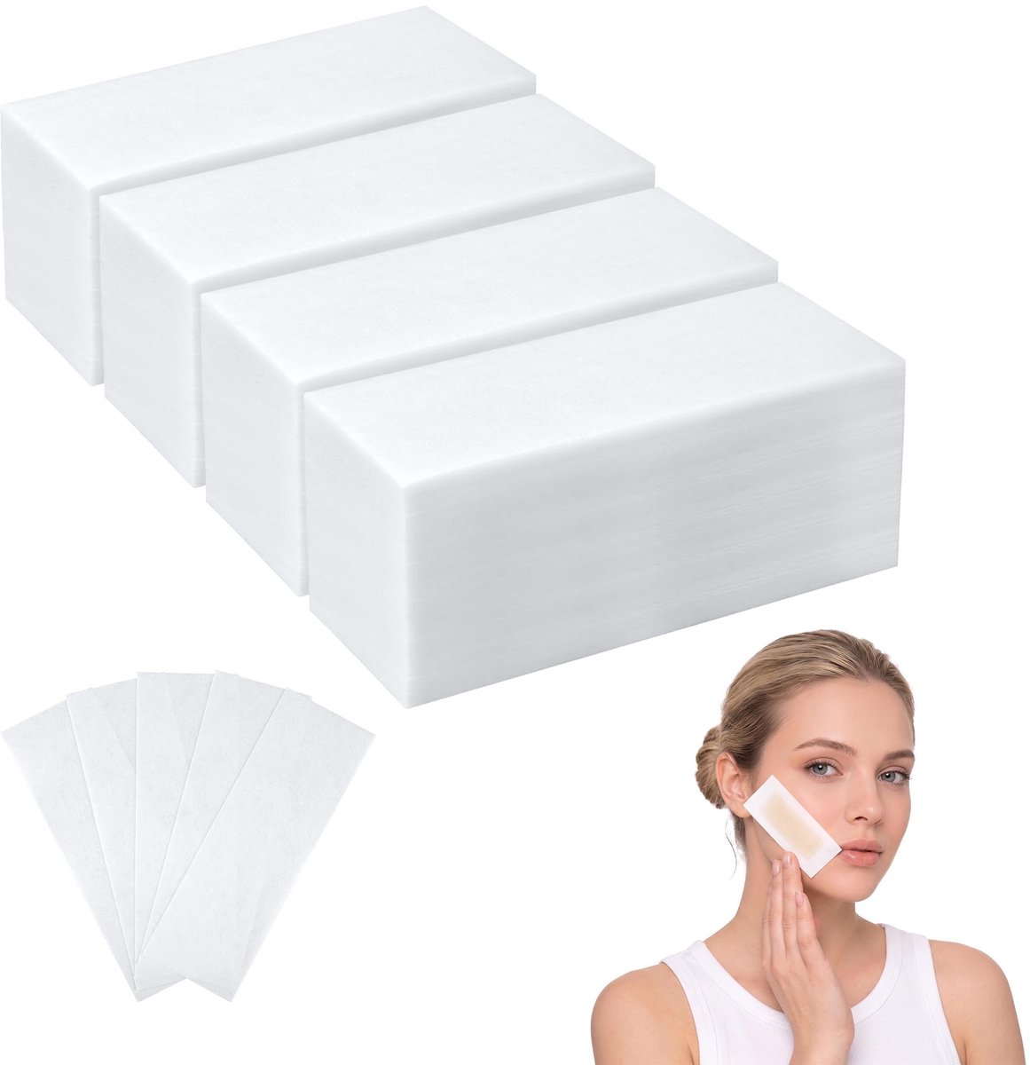 Solidchoice - Set van 400 Ontharingsstrips voor een Effectieve Ontharing