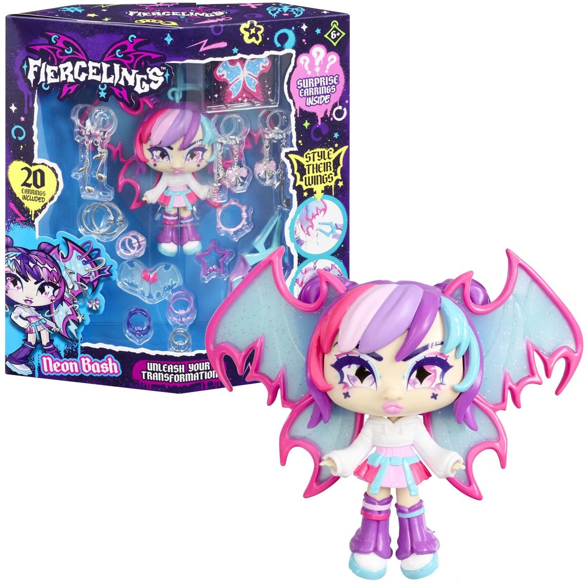 Solidchoice - Fiercelings Deluxe Sleutelhanger met Aanpasbare Pop