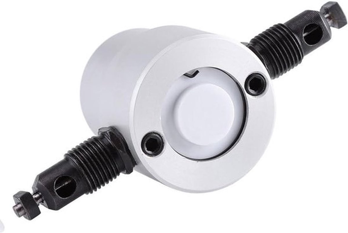 Plaatwerksnijder en Knabbelschaar Snijgereedschapsset - Handig - Elektrische Boormachine Bevestiging - Werkplaats - Thuis DIY - Autoreparatie - Metaalbewerking - Geschikt voor Diverse Materialen - Zwart - Compatibel met Boormachines - Dubbelkop