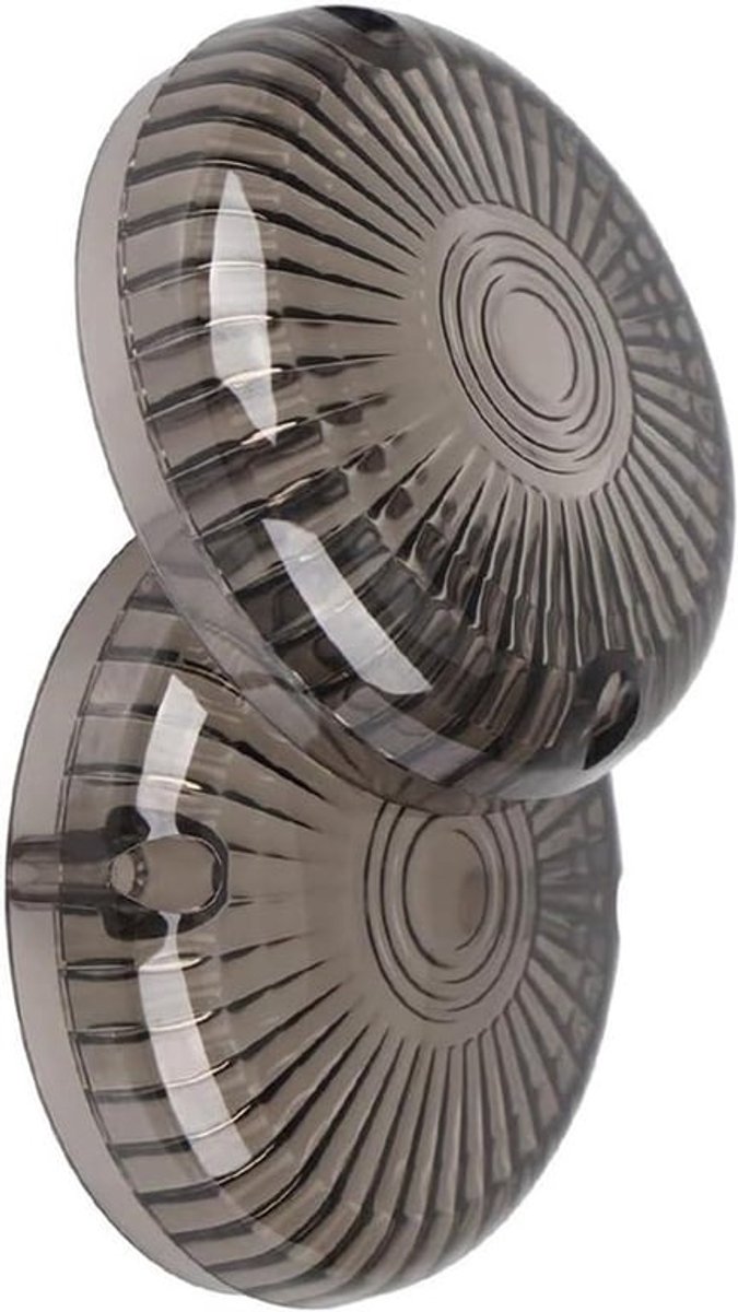 Motorfiets richtingaanwijzer - Richtingaanwijzer lensafdekkapjes - 3 inch kogels - Rooklens - V-Star 1100 650 - Compatibel met - Lens hoezen