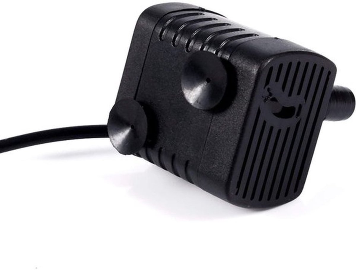 DC 6V borstelloze micro-onderdompelingspomp - USB-waterpomp - compact en duurzaam - zwart - aquariumpomp - ideaal voor aquaria - onderdompelbaar