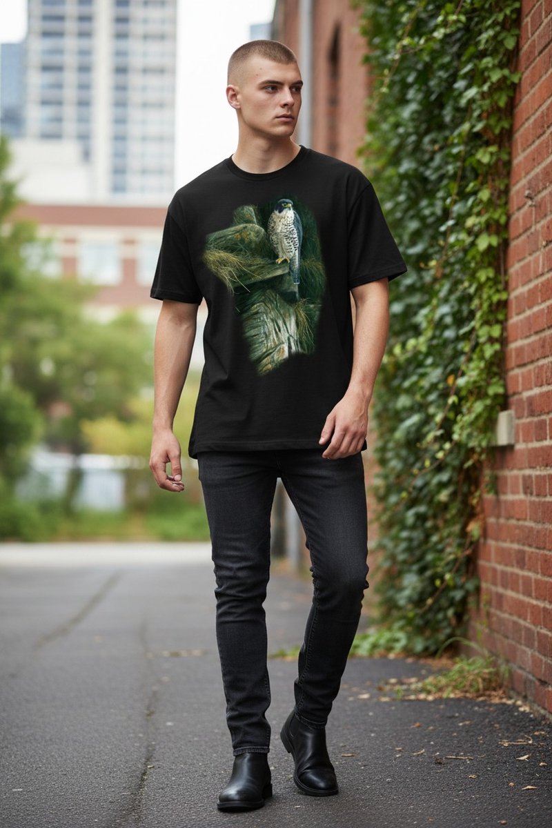 Slechtvalk Peregrine Rock The Coloured House T-shirt S