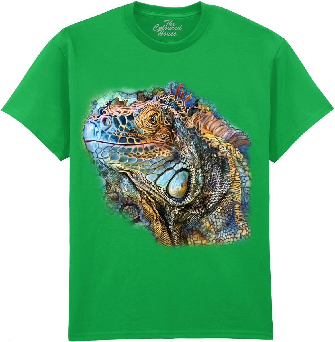 Leguaan Iguana Spirit Of Contentment The Coloured House T-shirt S