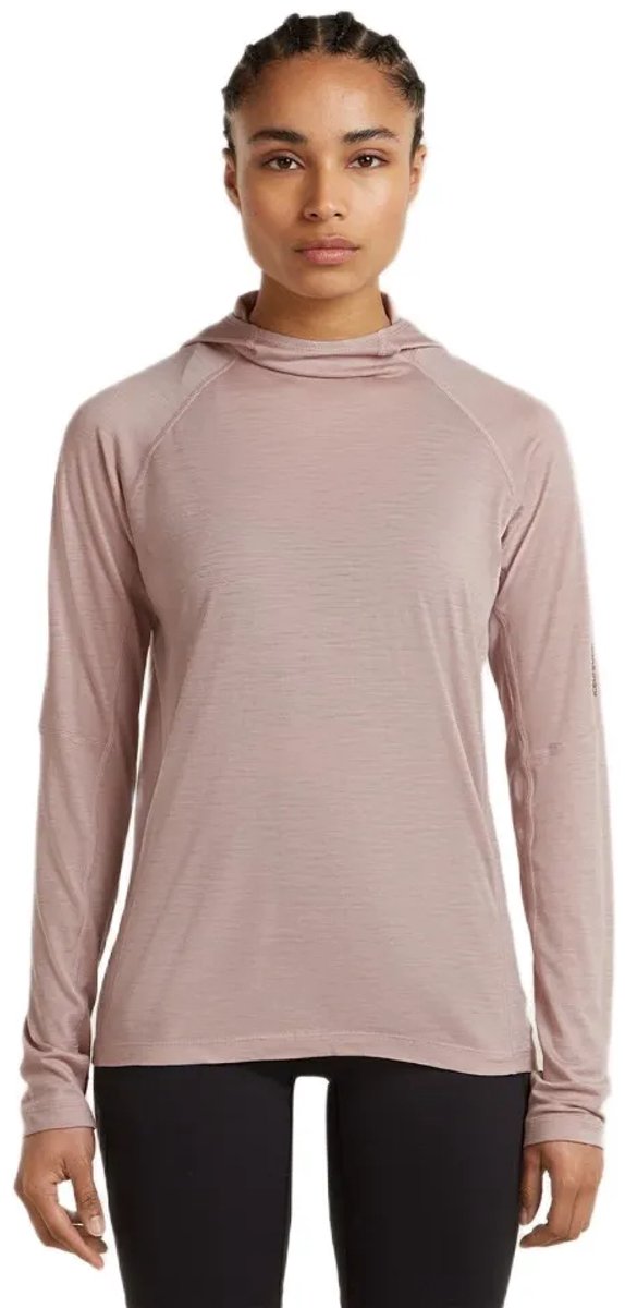 Icebreaker 150 Merinofine™ Ace Hoodie Roze S Vrouw