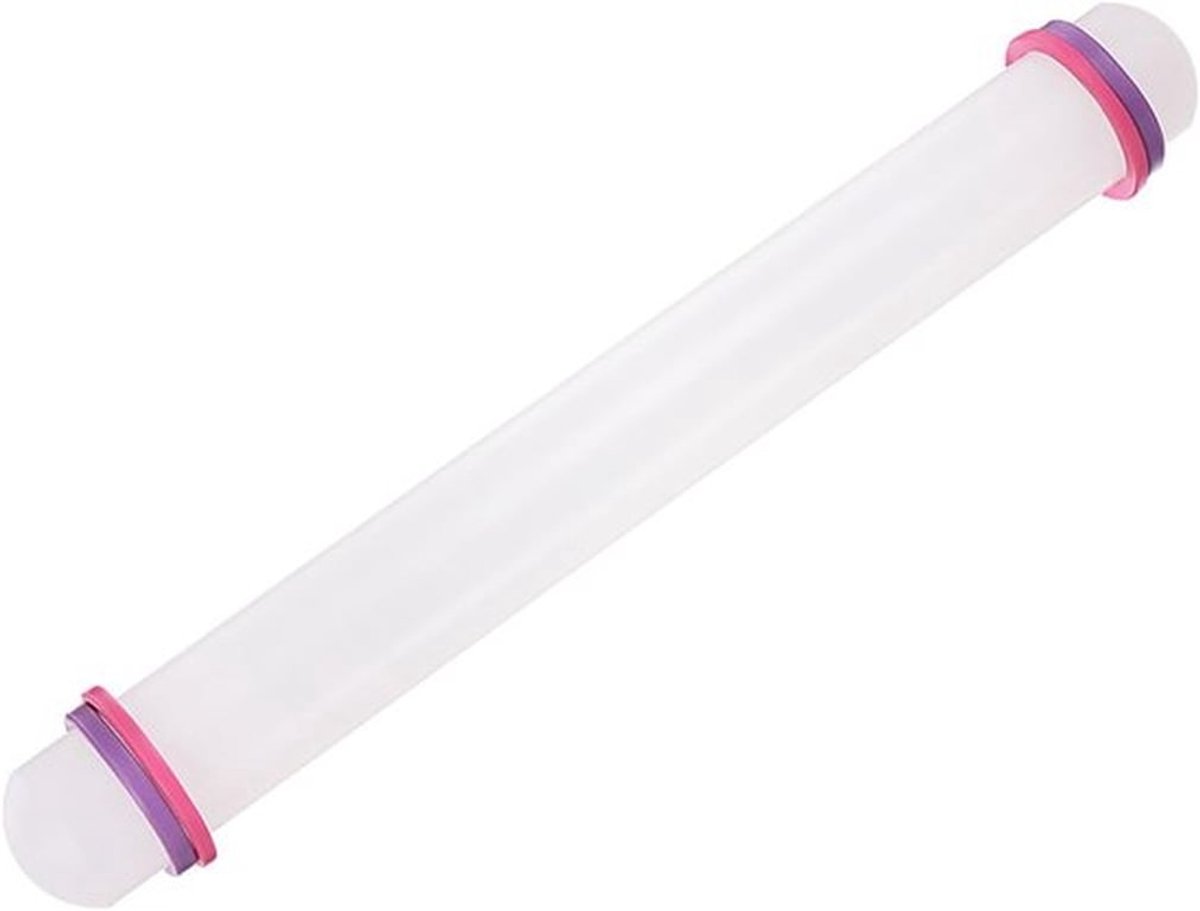 Fondant deegroller van 33 cm, niet-plakkerige ring voor het uitrollen van fondant en deeg - Perfect voor bakken en DIY projecten