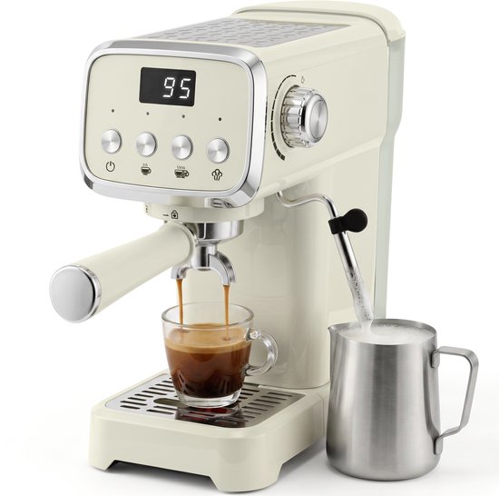 ECTEATOY espressomachine piston 20 Bar – afbeelding 1