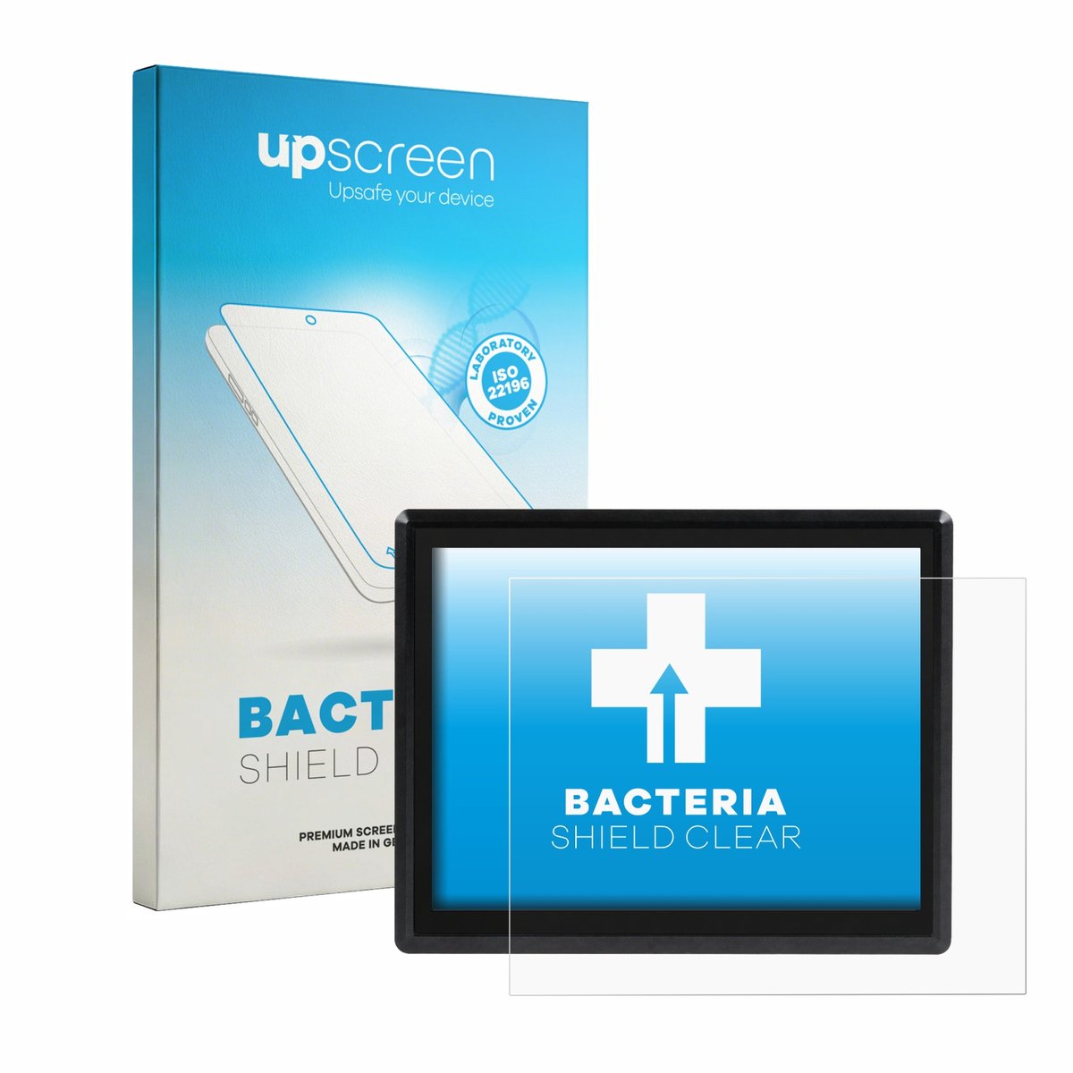 upscreen - Screenprotector voor iEi DM-F19A 19" - Folie Beschermfolie transparant antibacterieel