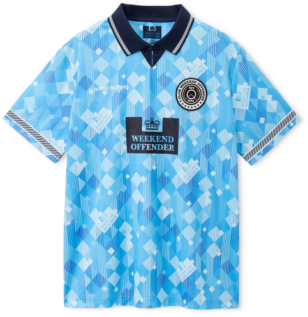 Weekend Offender - Engeland Voetbalshirt 1990 - Blauw - L