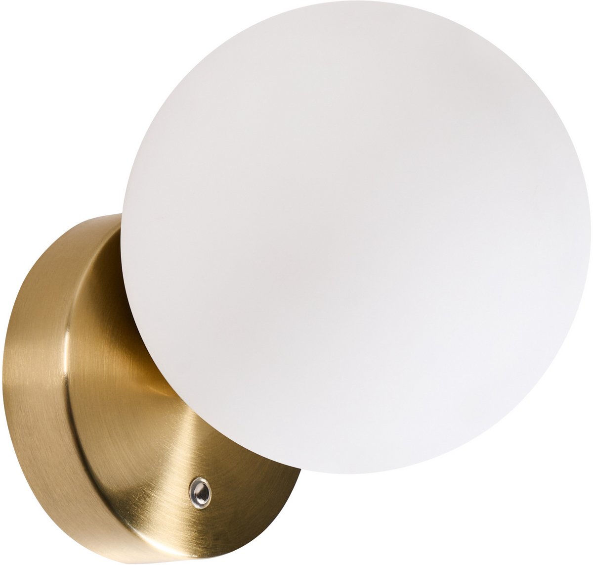 TEIFI - LED-wandlamp - Wit - Metaal/Glas