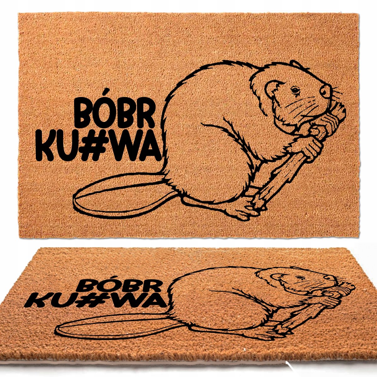 Kokosmat Deurmat 60x40cm - Grappige Ontwerpen