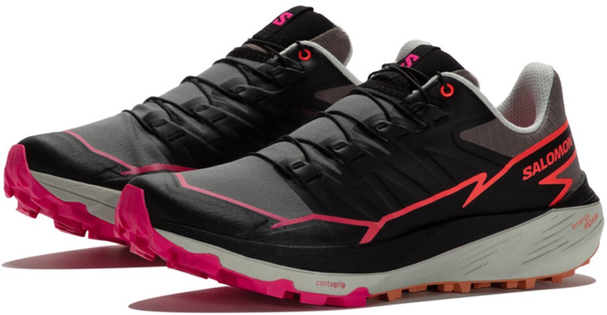 Salomon Thundercross WS - Hardloopschoen - Zwart/rustige schaduw/vurig - 37 1/3