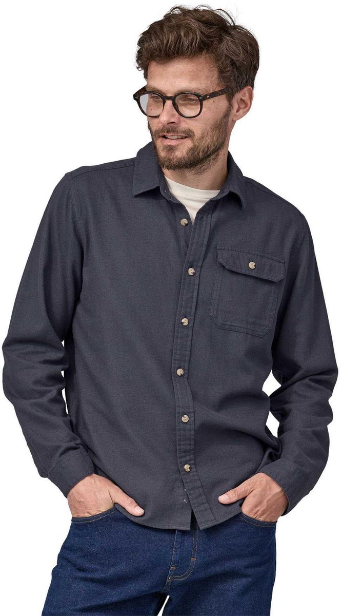 Patagonia M's L/S LW Fjord Flannel - Overhemd - Lichtgewicht Flanel - S