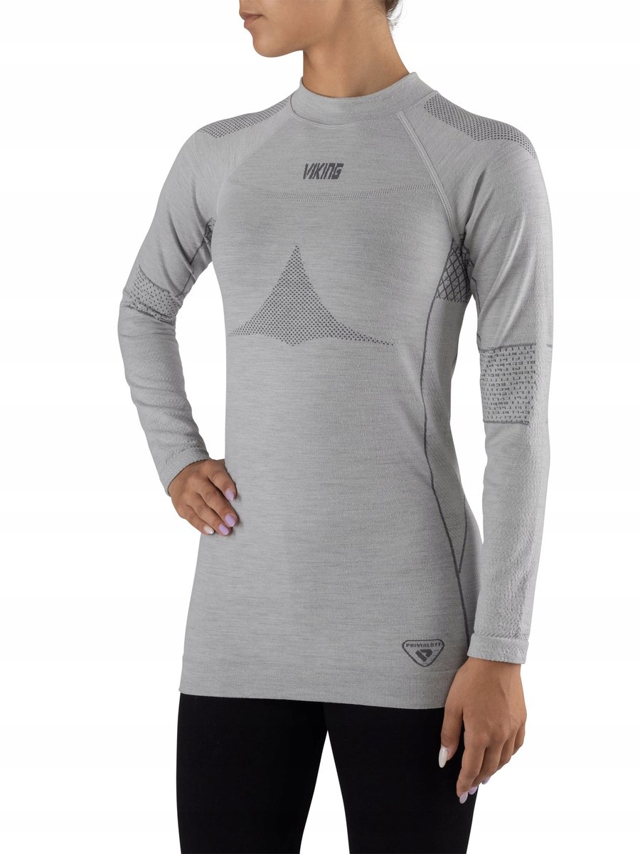 VIKING Lava Primaloft - Dames longsleeve - Lichtgrijs - XXL