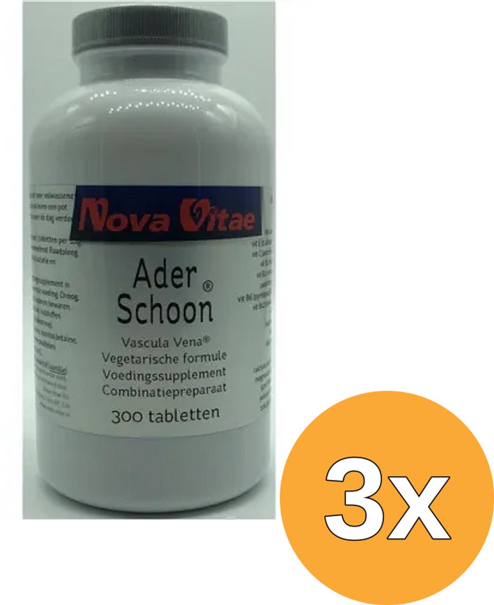 3x Nova Vitae Aderschoon (300 tabletten)