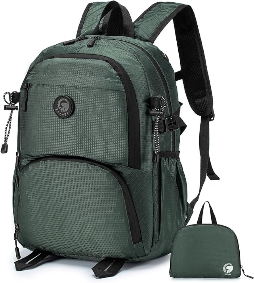 Opvouwbare Reisrugzak Handbagage 40x30x15cm - 20L - Lichtgewicht - Waterdicht - Geschikt als Underseater - voor Vliegreizen, Wandeltochten en School