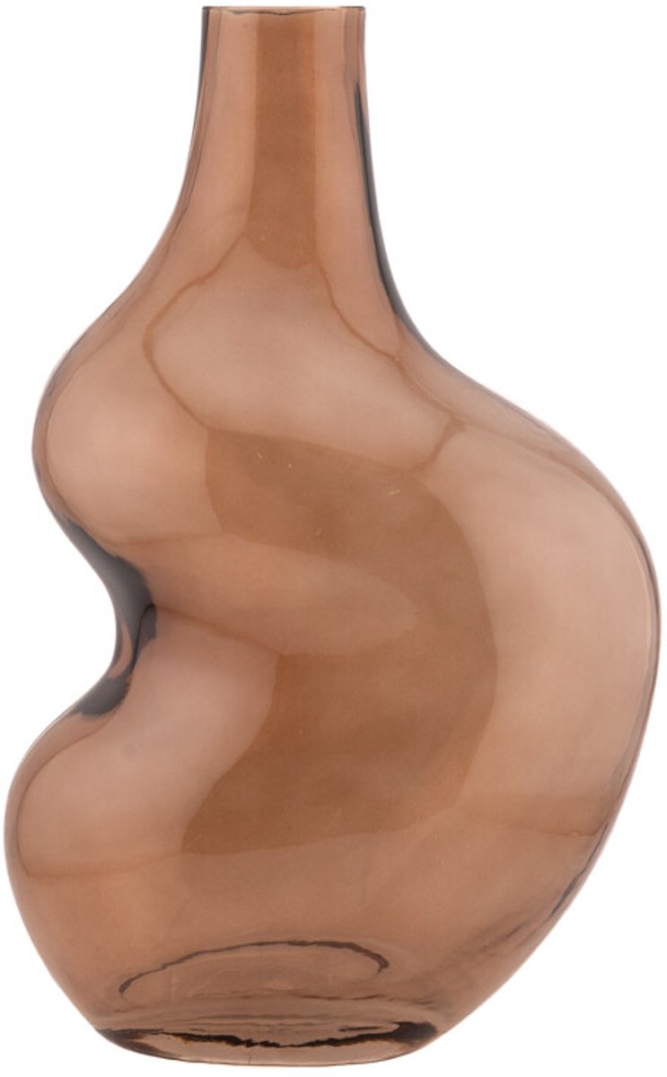Glazen organische vaas sandstone M