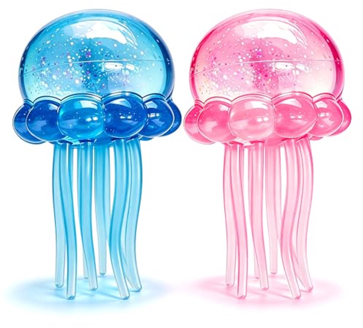 Jellyfish knijpspeelgoed set van 2 stuks - stroopbal stressverlichter - fidget speelgoed - stevig materiaal - zintuiglijk speelgoed voor kinderen en volwassenen