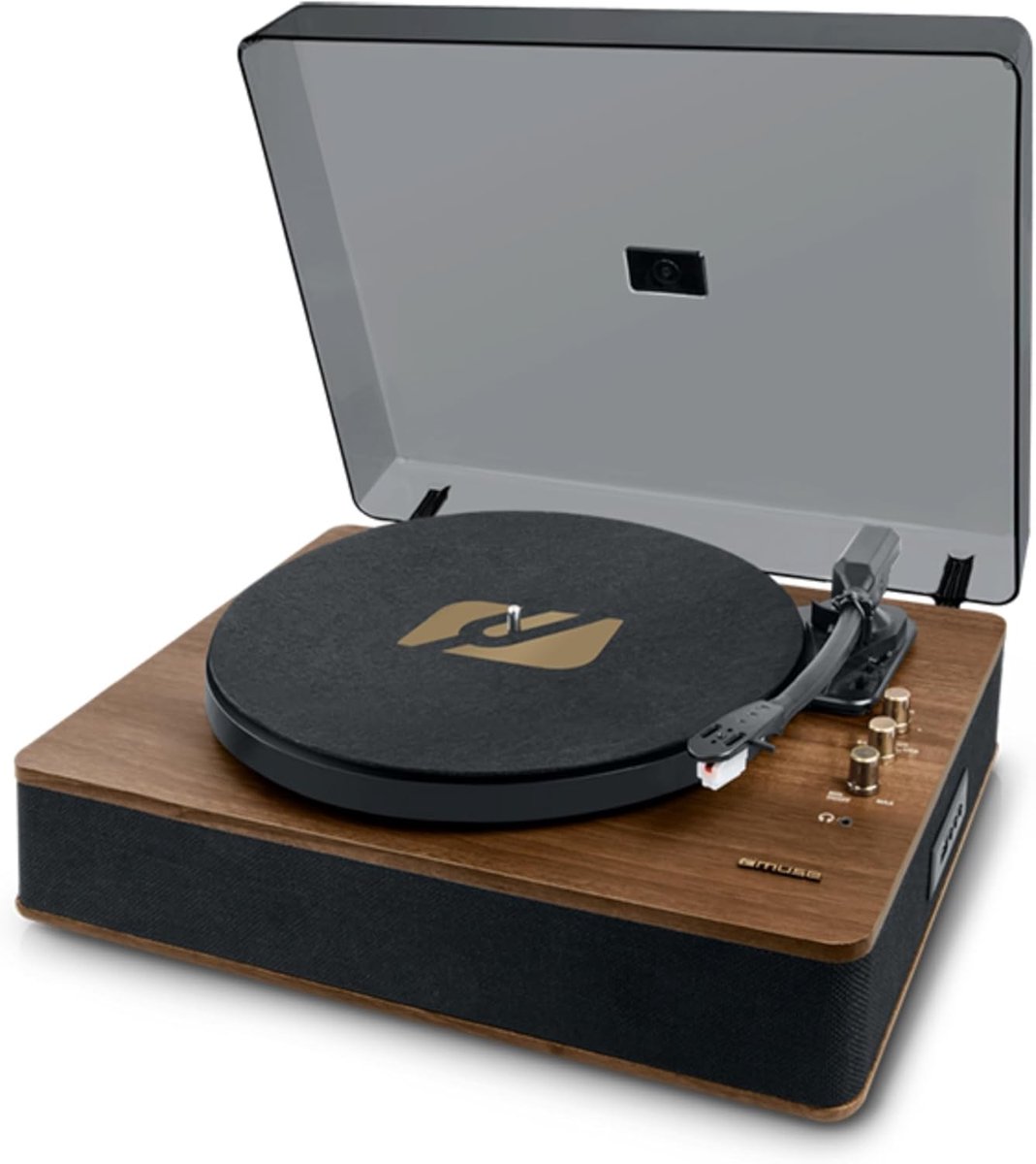 Platenspeler - Hout - - Stereo met Bluetooth en USB-poort - Voor Muziekliefhebbers