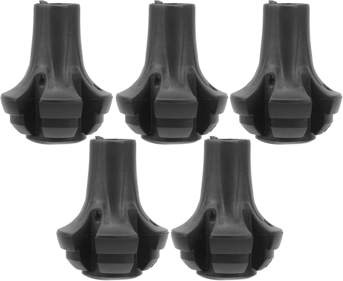 Set van 5 Beschermhoezen voor Trekkingstokken - TPR Elastomeer, Ideaal voor Wandelen en Hiken
