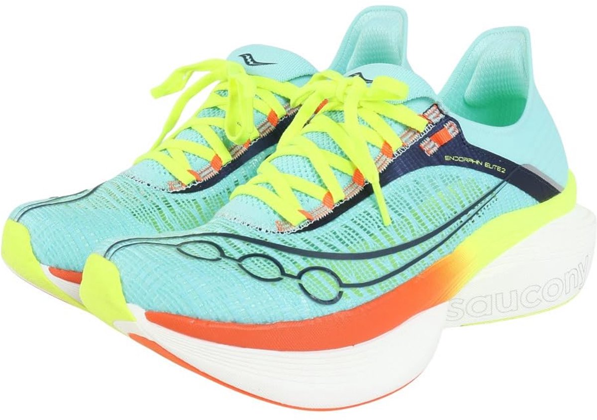 Saucony Endorphin Elite 2 - Hardloopschoenen - splash/fire - 45