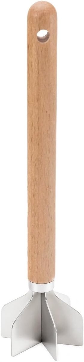 Handmatige Vleesmolen en Stamper - Roestvrijstaal - 28 cm - Multifunctionele Keukengadget voor Hakken en Pureren