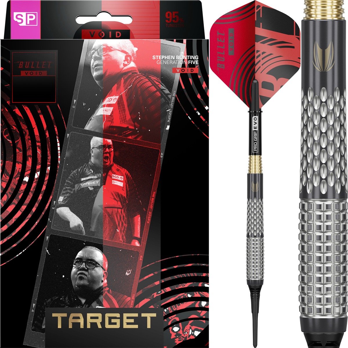 Target Stephen Bunting G5 Void 95% - Soft Tip Darts