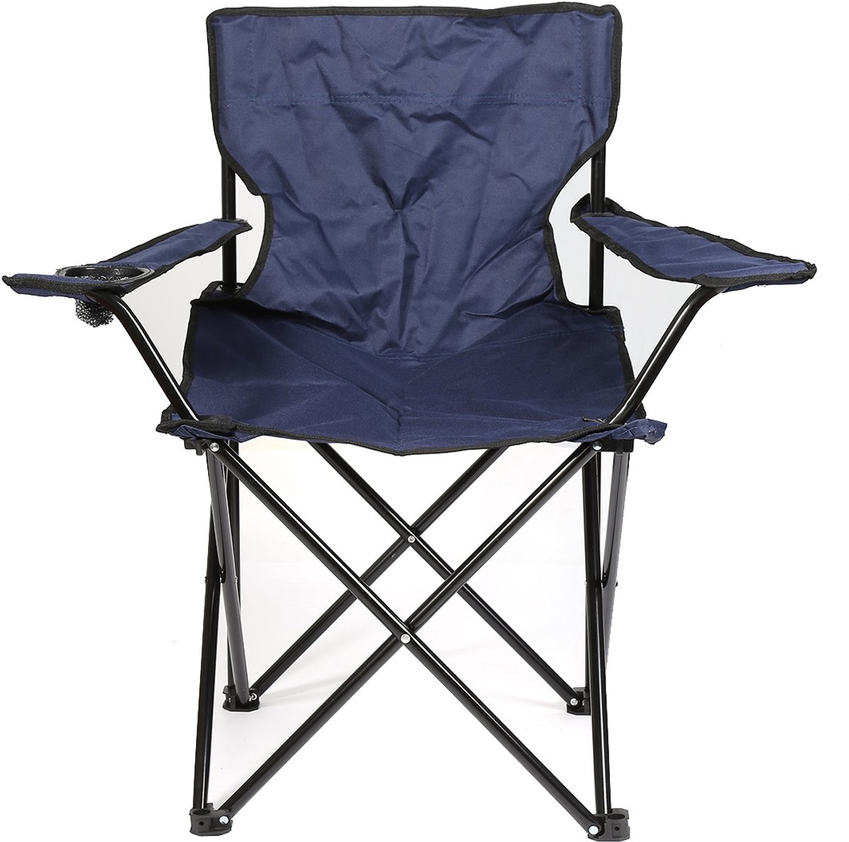 PIPIPOXER Campingstoelen - Opvouwbaar - Strandstoel - Draagvermogen 130 kg- Kampeerstoel - Vouwstoel - Strandstoel Opvouwbaarl - Camping - Incl. Draagtas- Marineblauw