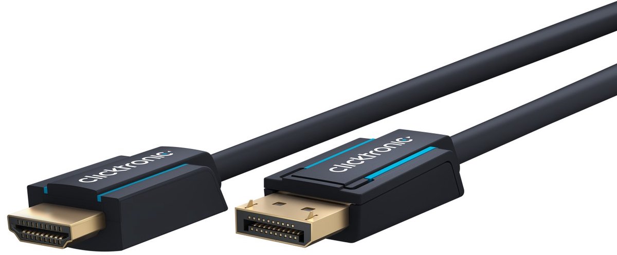 Clicktronic Actieve DisplayPort-naar-HDMI-adapterkabel, 4K/60Hz, 5 m