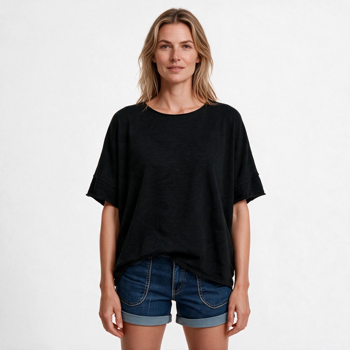Imily Bela Dames Oversized T-shirt met Korte Mouwen