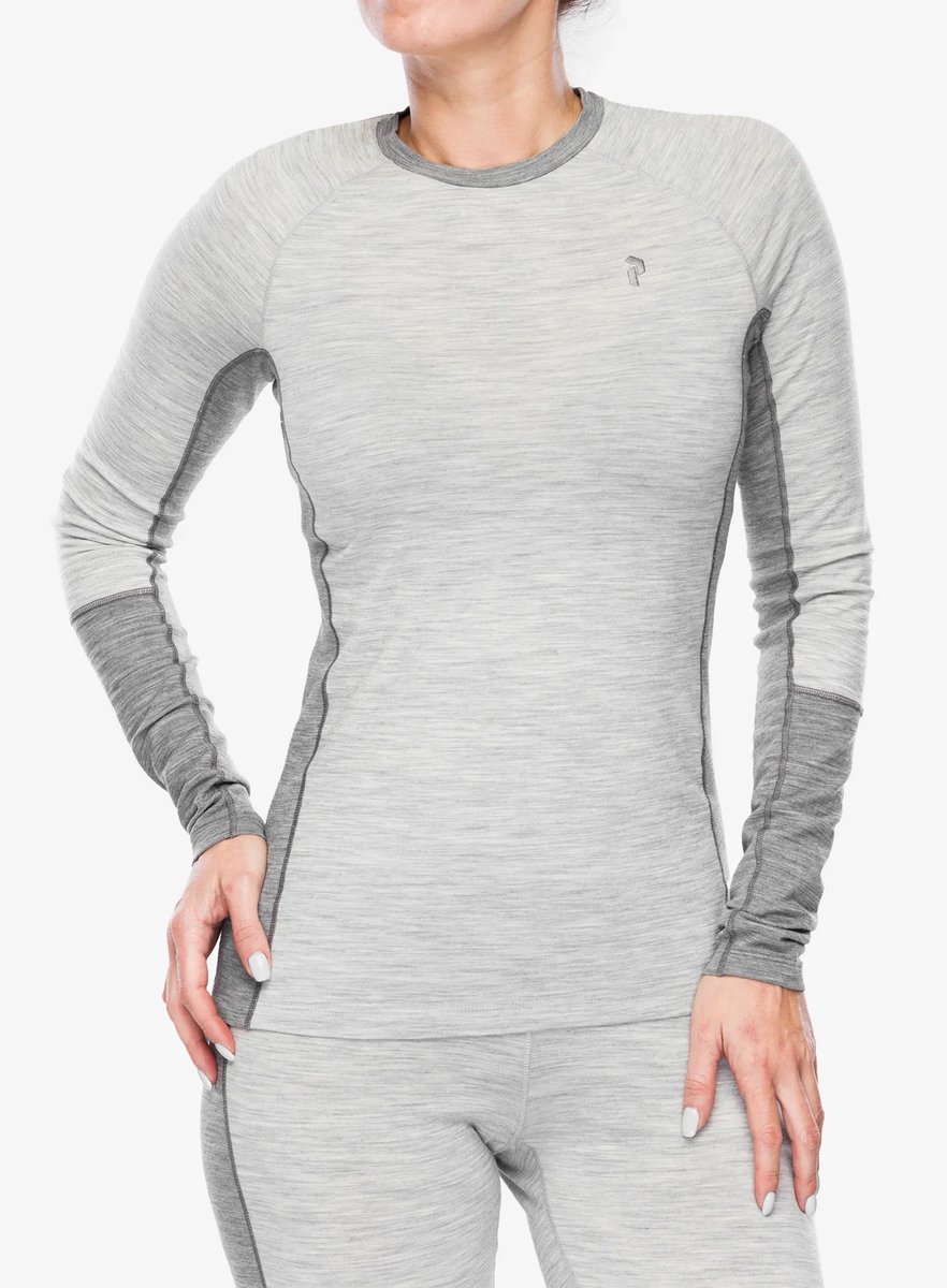 PEAK PERFORMANCE Magic - Dames Crewneck Trui - Middengrijs Melange - m