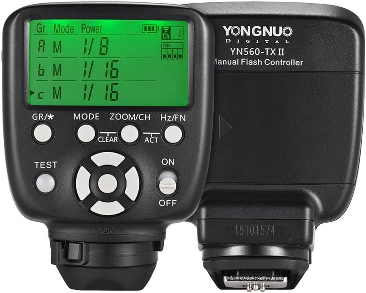 Trigger voor Canon DSLR Camera met LCD Display en Compatibiliteit met YN560III, YN560IV en YN660 Speedlite Accessoires
