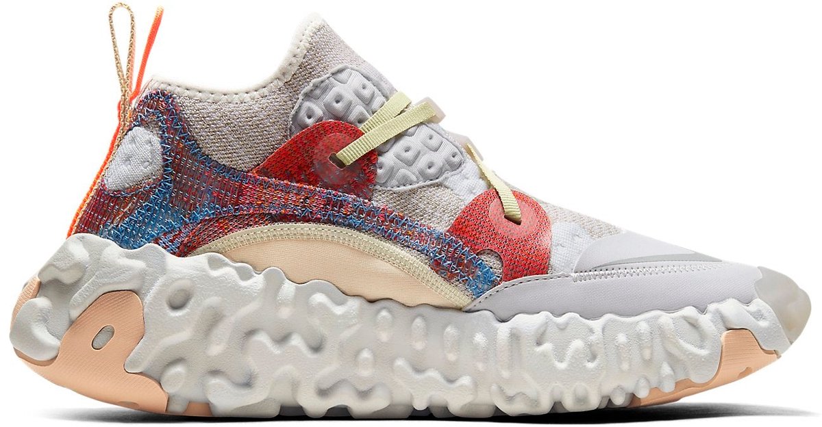 Nike ISPA OverReact Flyknit – Summit /Light Bone/Photon Dust/ ISPA OverReact Lifestyle Heren Sneakers voor Mannen Wit
