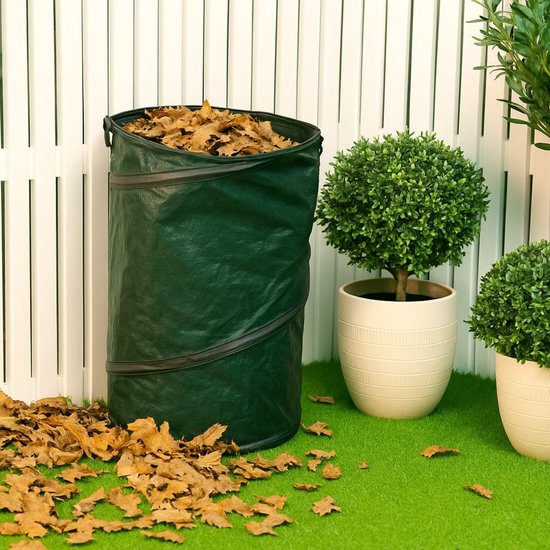 BLACK+DECKER Tuinafvalzak - Opvouwbaar - 45x75 CM - 120 L - Groen van Merkloos	 — afbeelding 4