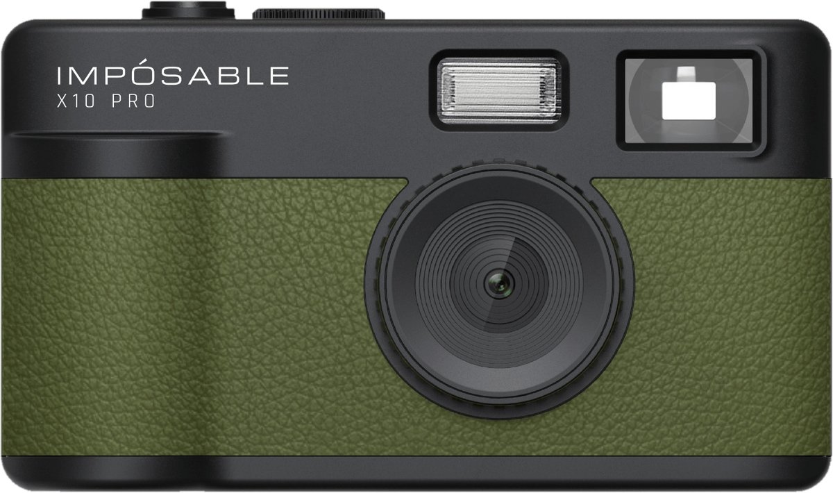 IMPÓSABLE - X10 PRO - Forest Green - 12MP - Screenless Retro Camera - incl 4GB Memory Card