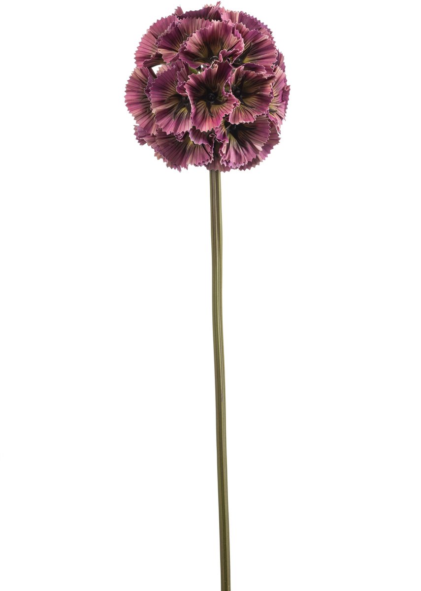 Emerald Kunstbloem Duifkruid 66cm fuchsia - Kunstplant voor binnen