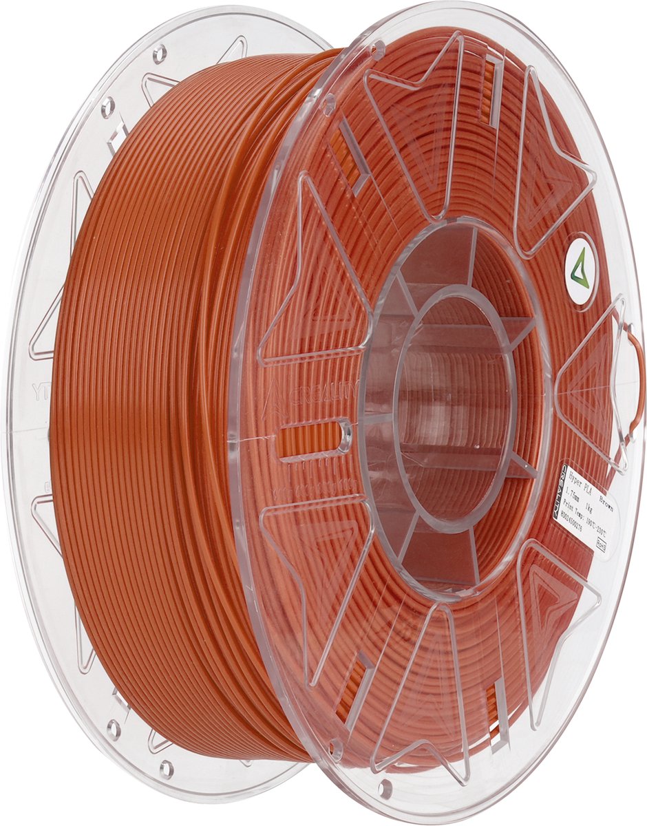 Creality Hyper PLA RFID 3D-Printer Filament - 1,75mm 1kg - Hoge Printsnelheid - RFID Herkenning - Strakke Printkwaliteit - Gebruiksvriendelijk PLA Materiaal - Bruin