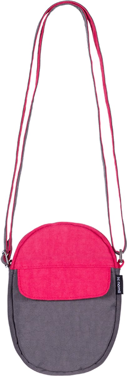 Nomii Healthy Back Bag Pocket Graphite/Dragonfruit