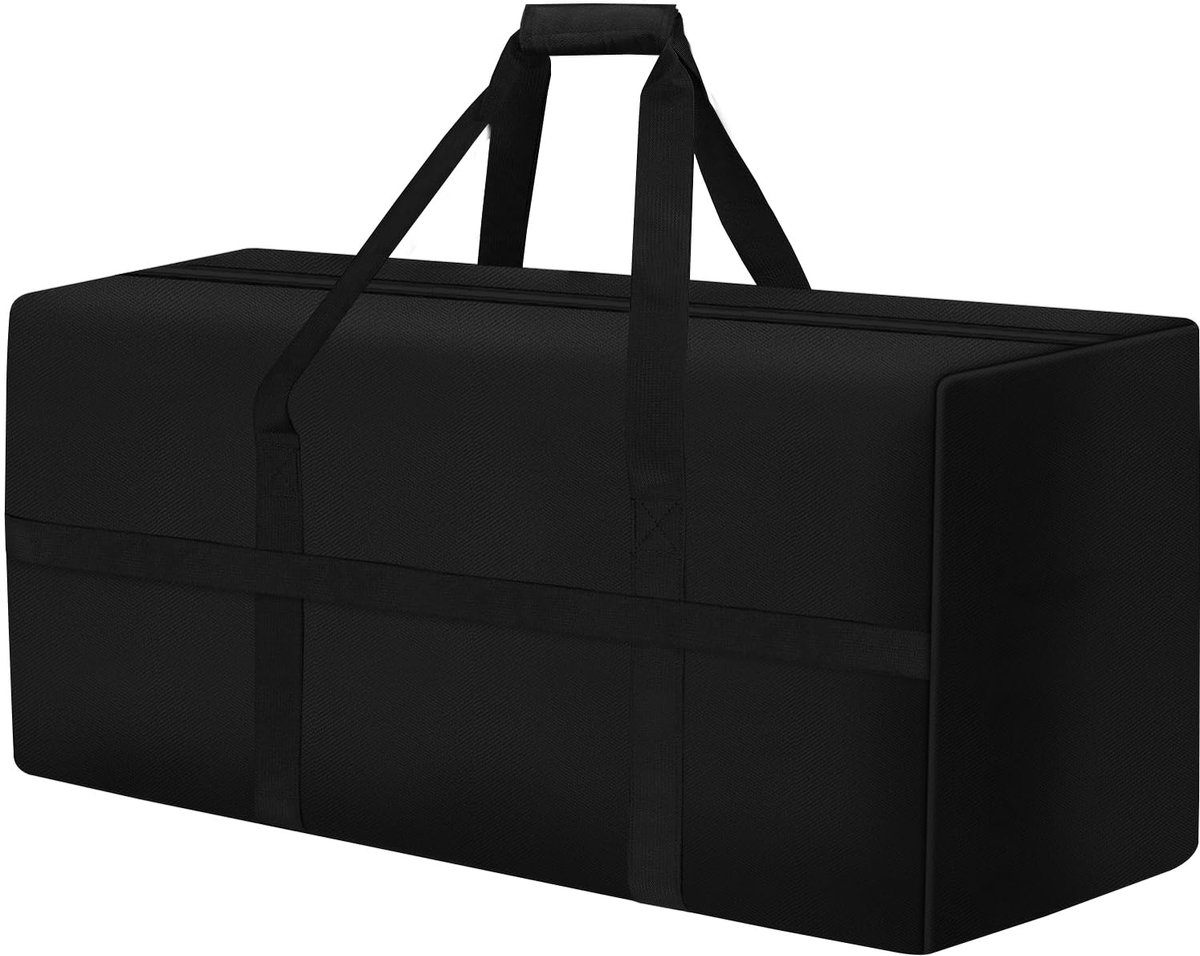 SnelShoppen - SETOXYX Opbergtas voor Tuinkussen 600D Oxford-stof Waterdicht 102x52x72 cm Extra Grote Terrasmeubeltas Kussenorganizertas met Rits en Ge