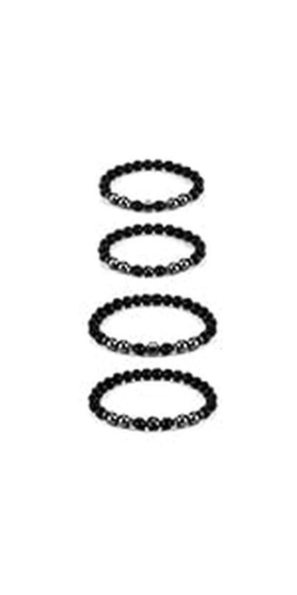 - Magnetisch Enkelbandje - Gewichtsverlies - Zwart - Anti-Zwelling - Vermindering van Angst - Geschikt voor Volwassenen - 4 Stuks