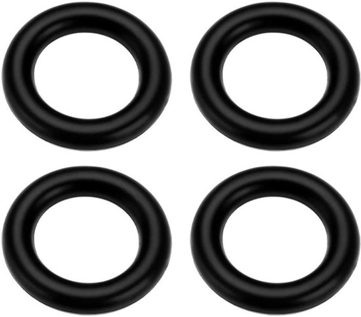 - Vaatwasser Rubber Afdichting - O-Ringen - 4 Stuks - Zwart - Waterinlaat - Geschikt voor Vaatwassers
