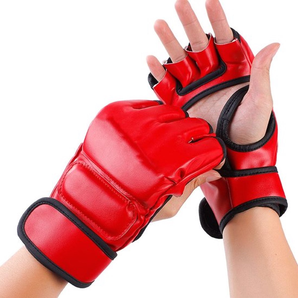 Kickboks Bokshandschoenen voor Volwassenen in Rood
